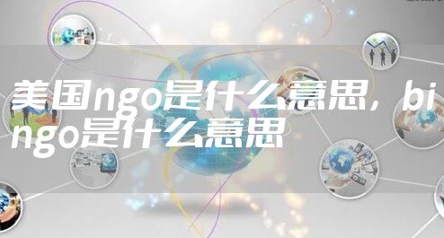 美国ngo是什么意思，bingo是什么意思