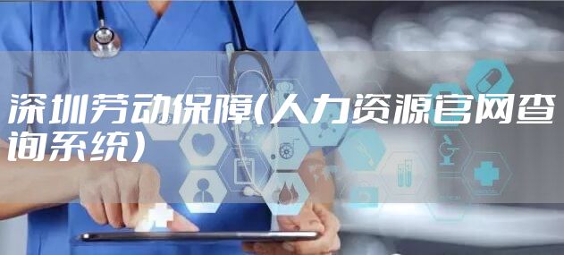 深圳劳动保障(人力资源官网查询系统)