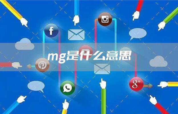 mg是什么意思