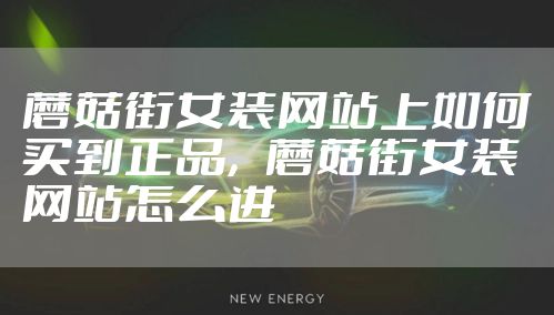 蘑菇街女装网站上如何买到正品，蘑菇街女装网站怎么进