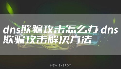 dns欺骗攻击怎么办 dns欺骗攻击解决方法