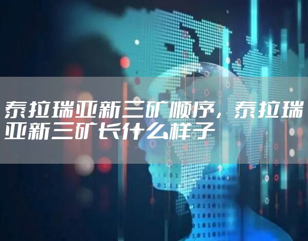 泰拉瑞亚新三矿顺序，泰拉瑞亚新三矿长什么样子