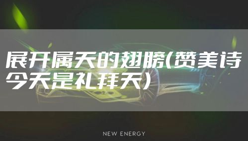 展开属天的翅膀（赞美诗今天是礼拜天）