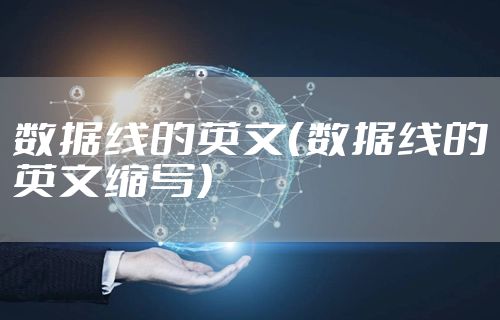 数据线的英文（数据线的英文缩写）