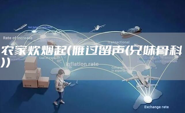 农家炊烟起（雁过留声(兄妹骨科)）