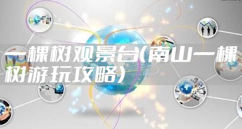 一棵树观景台(南山一棵树游玩攻略)