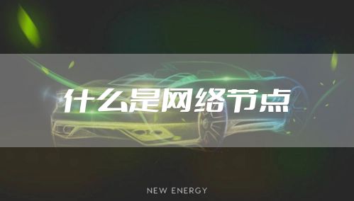 什么是网络节点