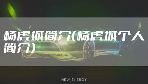 杨虎城简介(杨虎城个人简介)