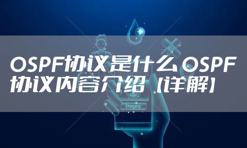 OSPF协议是什么 OSPF协议内容介绍【详解】