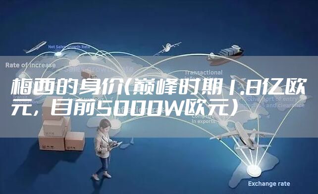梅西的身价（巅峰时期1.8亿欧元，目前5000W欧元）