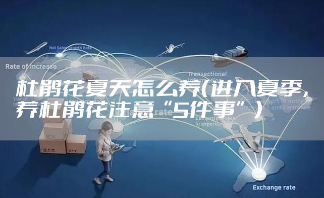 杜鹃花夏天怎么养（进入夏季，养杜鹃花注意“5件事”）