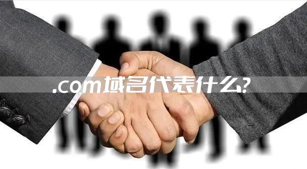 .com域名代表什么？