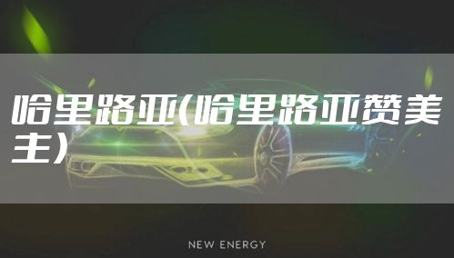 哈里路亚（哈里路亚赞美主）