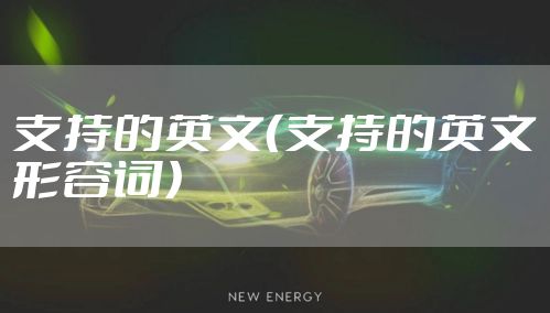 支持的英文（支持的英文形容词）