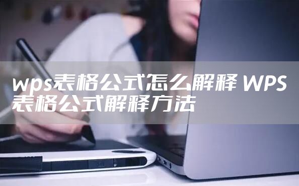 wps表格公式怎么解释 WPS表格公式解释方法
