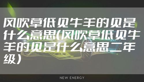 风吹草低见牛羊的见是什么意思（风吹草低见牛羊的见是什么意思二年级）