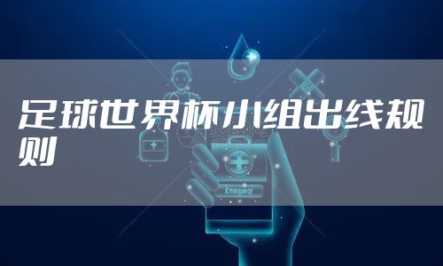 足球世界杯小组出线规则