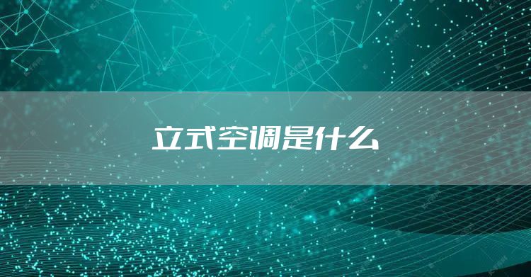 立式空调是什么