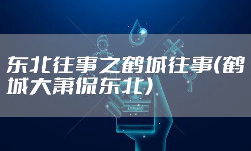 东北往事之鹤城往事（鹤城大萧侃东北）