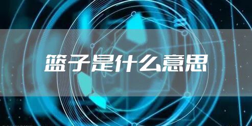 篮子是什么意思