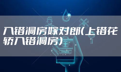 入错洞房嫁对郎（上错花轿入错洞房）
