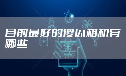 目前最好的傻瓜相机有哪些