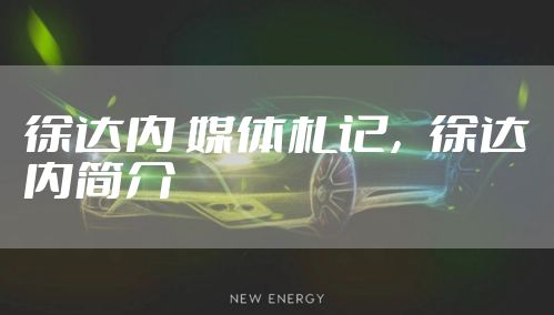 徐达内 媒体札记，徐达内简介