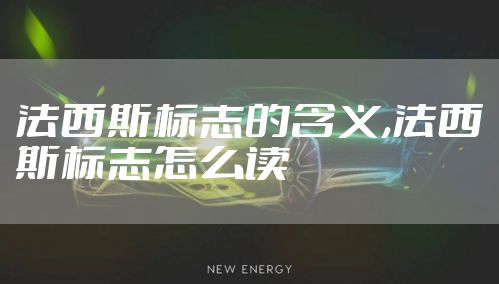 法西斯标志的含义,法西斯标志怎么读