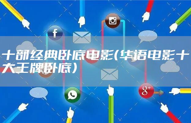 十部经典卧底电影（华语电影十大王牌卧底）