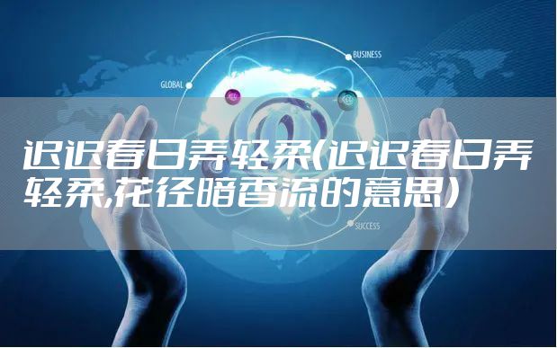 迟迟春日弄轻柔(迟迟春日弄轻柔,花径暗香流的意思)