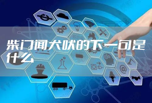 柴门闻犬吠的下一句是什么