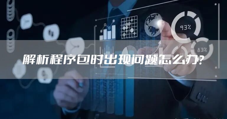 解析程序包时出现问题怎么办？