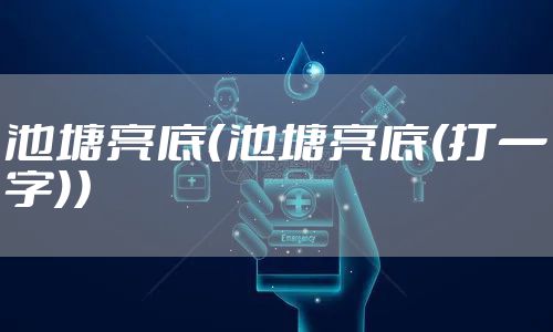 池塘亮底(池塘亮底(打一字))