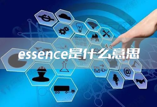 essence是什么意思