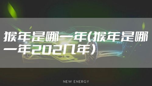 猴年是哪一年（猴年是哪一年202几年）