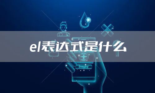 el表达式是什么