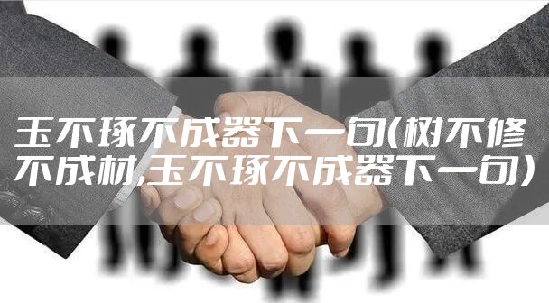 玉不琢不成器下一句（树不修不成材,玉不琢不成器下一句）