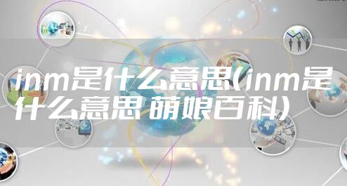 inm是什么意思（inm是什么意思 萌娘百科）
