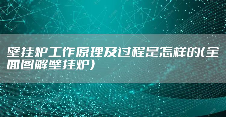 壁挂炉工作原理及过程是怎样的（全面图解壁挂炉）