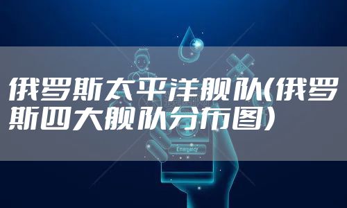 俄罗斯太平洋舰队(俄罗斯四大舰队分布图)