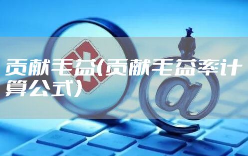 贡献毛益（贡献毛益率计算公式）