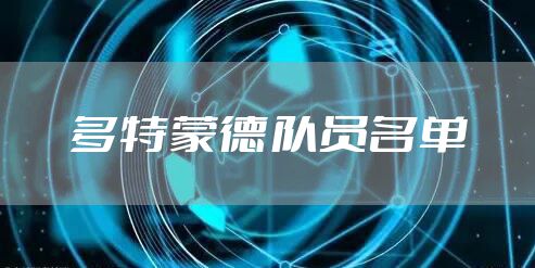 多特蒙德队员名单