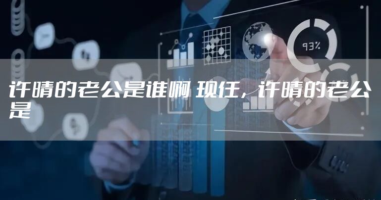 许晴的老公是谁啊 现任，许晴的老公是