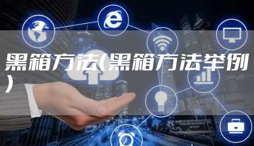 黑箱方法（黑箱方法举例）