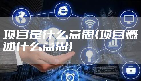 项目是什么意思(项目概述什么意思)