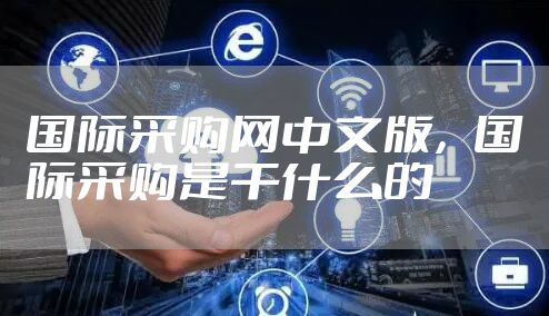 国际采购网中文版,国际采购是干什么的