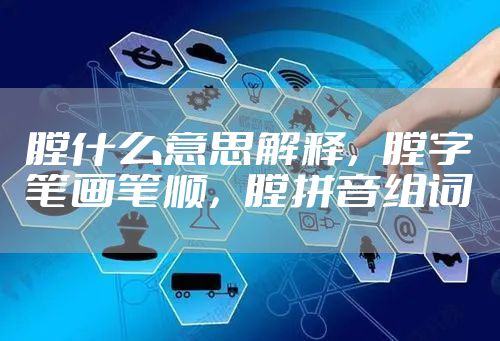 膛什么意思解释，膛字笔画笔顺，膛拼音组词