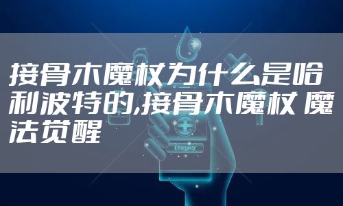 接骨木魔杖为什么是哈利波特的,接骨木魔杖 魔法觉醒