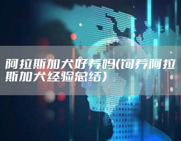 阿拉斯加犬好养吗（饲养阿拉斯加犬经验总结）