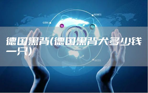 德国黑背（德国黑背犬多少钱一只）